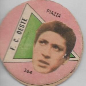 FIGURITA ARGENTINA FULBITO 1964 PIAZZA N°364 F.C. OESTE