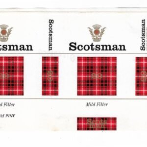 MARQUILLA SCOTSMAN 20 CIGARRILLOS INDUSTRIA DE DINAMARCA