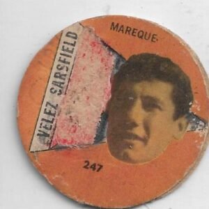 FIGURITA ARGENTINA FULBITO 1964 MAREQUE N°247 VELEZ SARSFIELD