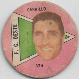 FIGURITA ARGENTINA FULBITO 1964 CARRILLO N°374 F.C. OESTE