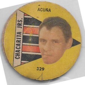 FIGURITA ARGENTINA FULBITO 1964 ACUÑA N°329 CHACARITA JRS.