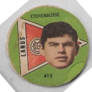 FIGURITA ARGENTINA FULBITO 1964 ETCHENAUSSE N°413 LANUS