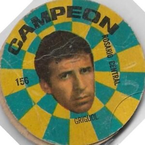 FIGURITA ARGENTINA CAMPEON 1966 GRIGUOL N°156 ROSARIO CENTRAL