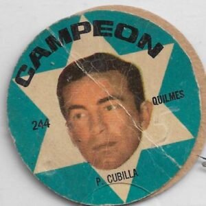 FIGURITA ARGENTINA CAMPEON 1966 P. CUBILLA N°244 QUILMES