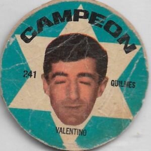 FIGURITA ARGENTINA CAMPEON 1966 VALENTINO N°241 QUILMES