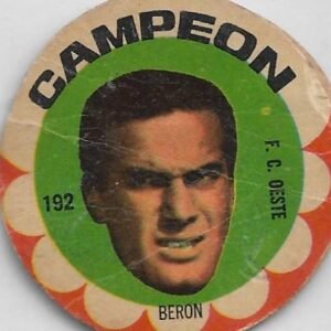 FIGURITA ARGENTINA CAMPEON 1966 BERON N°192 F.C OESTE