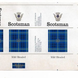 MARQUILLA SCOTSMAN 10 CIGARRILLOS INDUSTRIA DE DINAMARCA