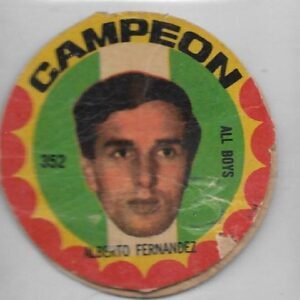 FIGURITA ARGENTINA CAMPEON 1966 ALBERTO FERNANDEZ N°352 ALL BOYS
