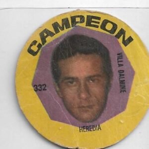 FIGURITA ARGENTINA CAMPEON 1966 HEREDIA N°332 VILLA DALMINE