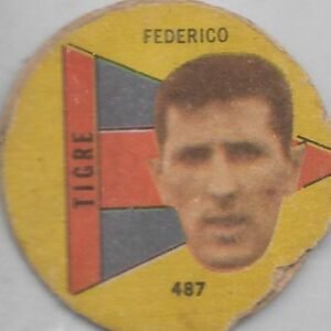 FIGURITA ARGENTINA FULBITO 1964 FEDERICO N°487 TIGRE