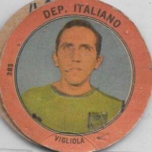 FIGURITA ARGENTINA GOLAZO 1965 VIGLIOLA N°385 DEP. ITALIANO