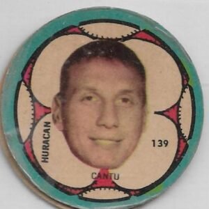 FIGURITA ARGENTINA CRACK 1968 CANTU N°139 HURANCAN