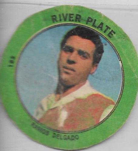 FIGURITA ARGENTINA GOLAZO 1965 RAMOS DELGADO N°185 RIVER PLATE