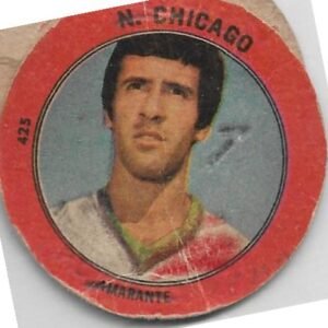 FIGURITA ARGENTINA GOLAZO 1965 AMARANTE N° 425 N. CHICAGO