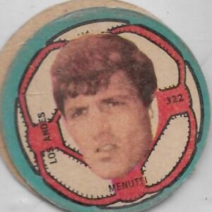 FIGURITA ARGENTINA CRACK 1968 MENUTTI N°322 LOS ANDES