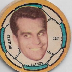FIGURITA ARGENTINA CRACK 1968 LLANOS N°232 QUILMES