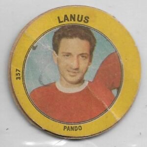 FIGURITA ARGENTINA GOLAZO 1965 PANDO N°357 LANUS