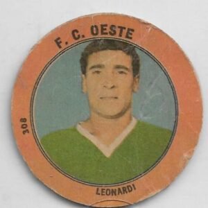 FIGURITA ARGENTINA GOLAZO 1965 LEONARDI N°308 F.C. OESTE