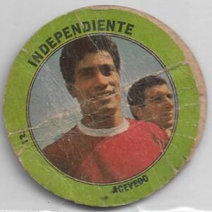 FIGURITA ARGENTINA GOLAZO 1965 ACEVEDO N°12 INDEPENDIENTE