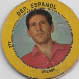 FIGURITA ARGENTINA GOLAZO 1965 CUENCA N°377 DEP. ESPAÑOL