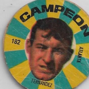 FIGURITA ARGENTINA CAMPEON 1966 FERNANDEZ N°182 ATLANTA