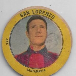 FIGURITA ARGENTINA GOLAZO 1965 SANTAMARIA N°227 SAN LORENZO