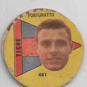 FIGURITA ARGENTINA FULBITO 1964 FORTUNATTO N°481 TIGRE
