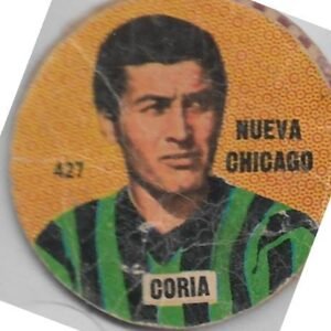 FIGURITA ARGENTINA SPORT 1967 CORIA N° 427 NUEVA CHICAGO