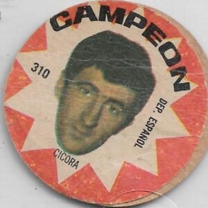 FIGURITA ARGENTINA CAMPEON 1966 CICORA N°310 DEP. ESPAÑOL