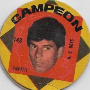 FIGURITA ARGENTINA CAMPEON 1966 ZANOTTI N°143 N. O . BOYS