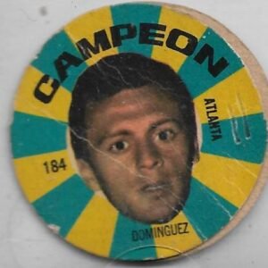 FIGURITA ARGENTINA CAMPEON 1966 DOMINGUEZ N°184 ATLANTA