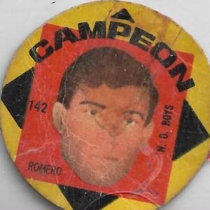 FIGURITA ARGENTINA CAMPEON 1966 ROMERO N°142 N.O BOYS