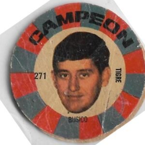 FIGURITA ARGENTINA CAMPEON 1966 BUSICO N°271 TIGRE