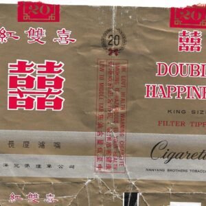 MARQUILLA DOUBLE HAPPINESS 20 CIGARRILLOS INDUSTRIA CHINA SOFT