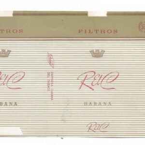 MARQUILLA RELE 20 CIGARRILLOS INDUSTRIA CUBANA