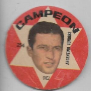 FIGURITA ARGENTINA CAMPEON 1966 DIEZ N°254 ARGENTINO JUNIORS