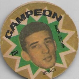 FIGURITA ARGENTINA CAMPEON 1966 MORALES N°289 NUEVA CHICAGO