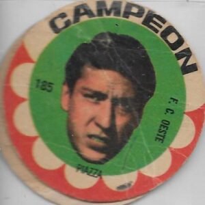 FIGURITA ARGENTINA CAMPEON 1966 PIAZZA N°185 F.C OESTE