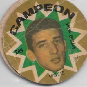 FIGURITA ARGENTINA CAMPEON 1966 MORALES N°289 NUEVA CHICAGO
