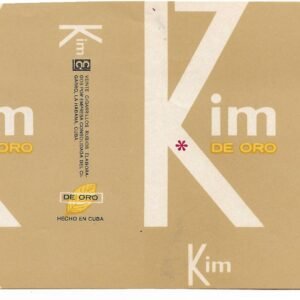 MARQUILLA KIM 20 CIGARRILLOS INDUSTRIA CUBANA