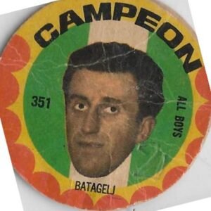 FIGURITA ARGENTINA CAMPEON 1966 BATAGELI N°351 ALL BOYS