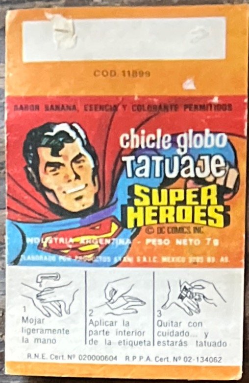 ENVOLTORIO FIGUS CHICLE STANI SUPER HEROES MUJER MARAVILLA