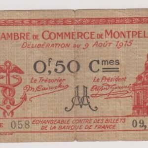 FRANCIA 50 CENTIMOS CHAMBRE DE COMERCE