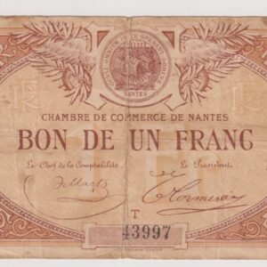 FRANCIA 1 FRANC CHAMBRE DE COMERCE