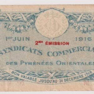 FRANCIA 25 CENTIMOS CHAMBRE DE COMERCE 1916