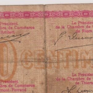 FRANCIA 50 CENTIMOS CHAMBRE DE COMERCE 1920