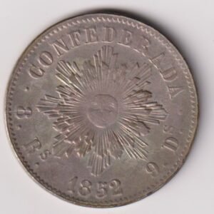 ARGENTINA CORDOBA 8 REALES 1852 XF++
