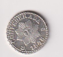ARGENTINA CORDOBA 1 REAL 1848 XF++