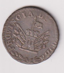 ARGENTINA CORDOBA 2 REAL 1845 XF-