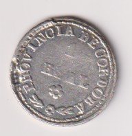ARGENTINA CORDOBA 1 REAL 1848 XF++